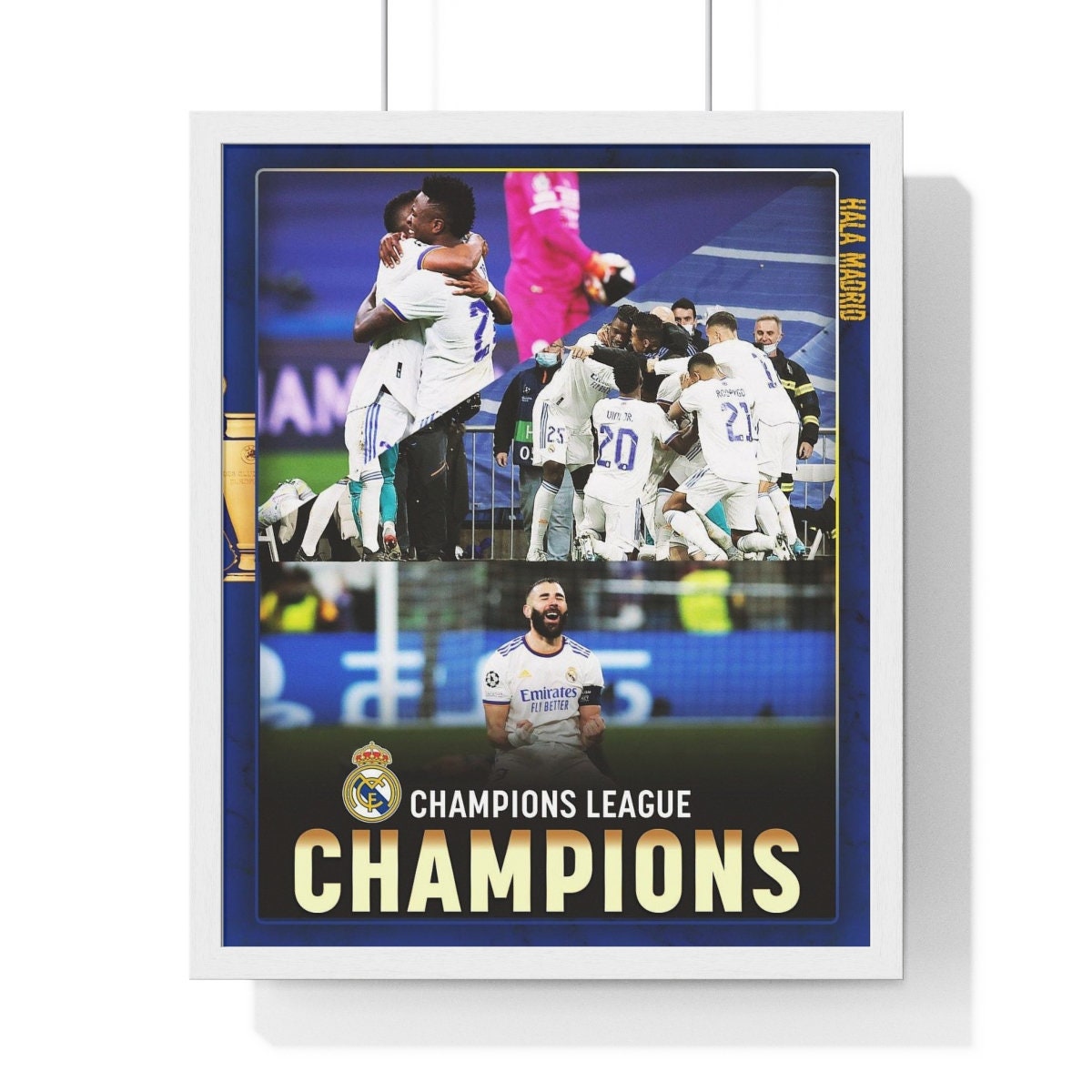 Real Madrid Win 14th Champions League Canvas
