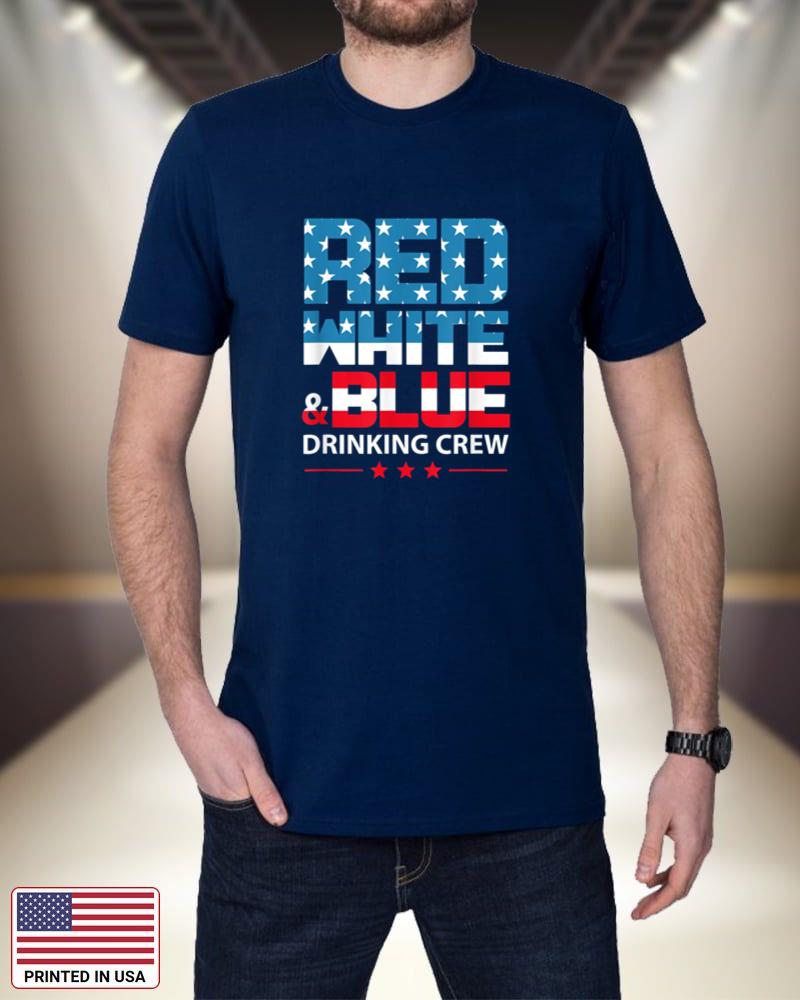 Red White & Blue Drinking Crew Apparel American Flag AtcqP