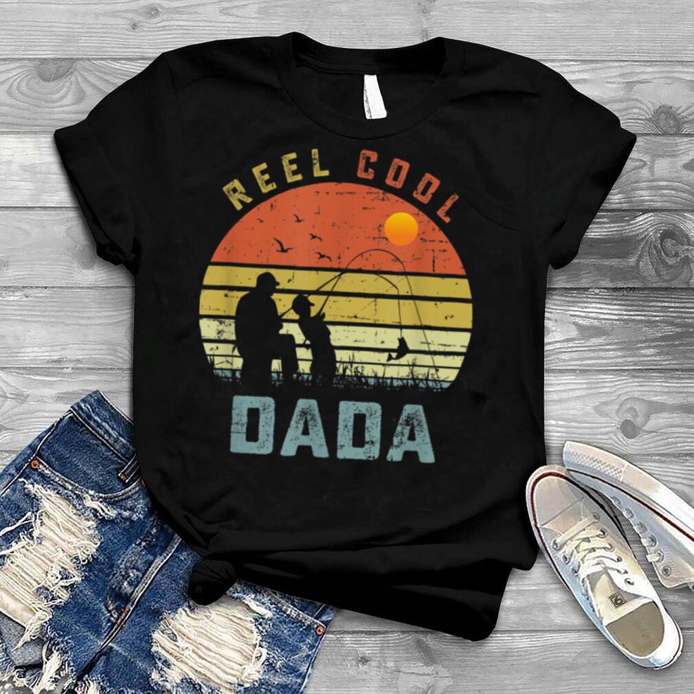 Reel Cool Dada Shirt Fathers Day Gift for Fishing Dad T Shirt