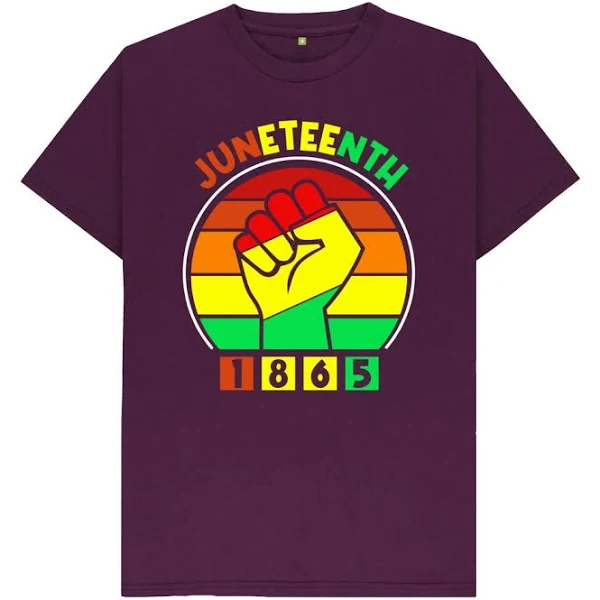 Regular fit Juneteenth Pride 1865 T Shirt