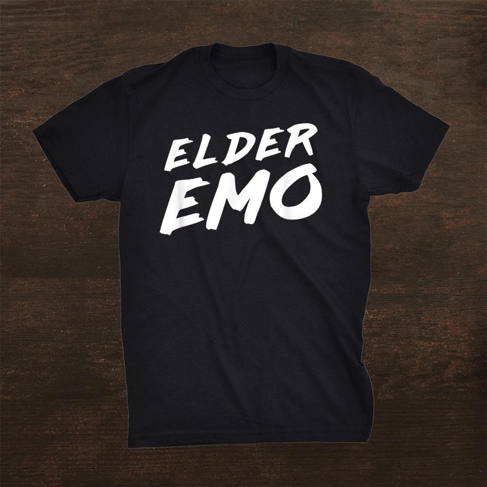 Retired Elder Emo Sad Music Shirt
