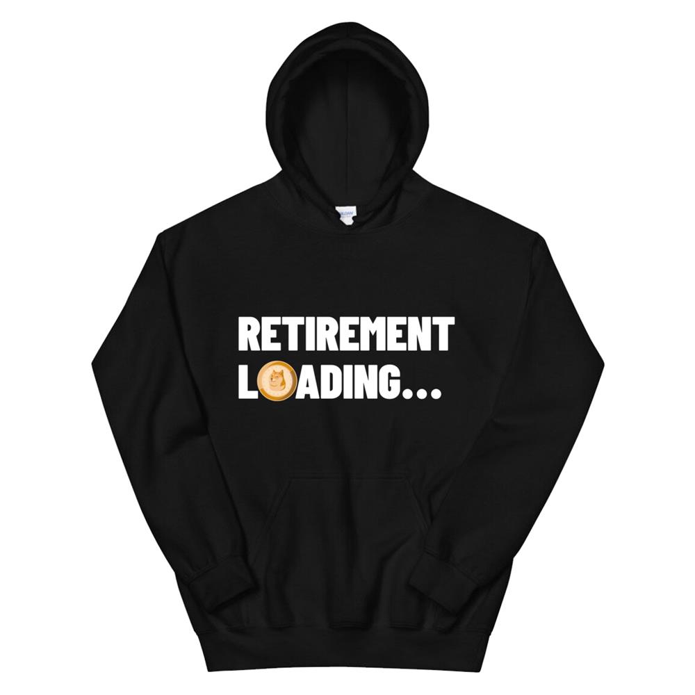 Retirement Loading Dogecoin Hodl Cryptocurrency Doge Hoodie