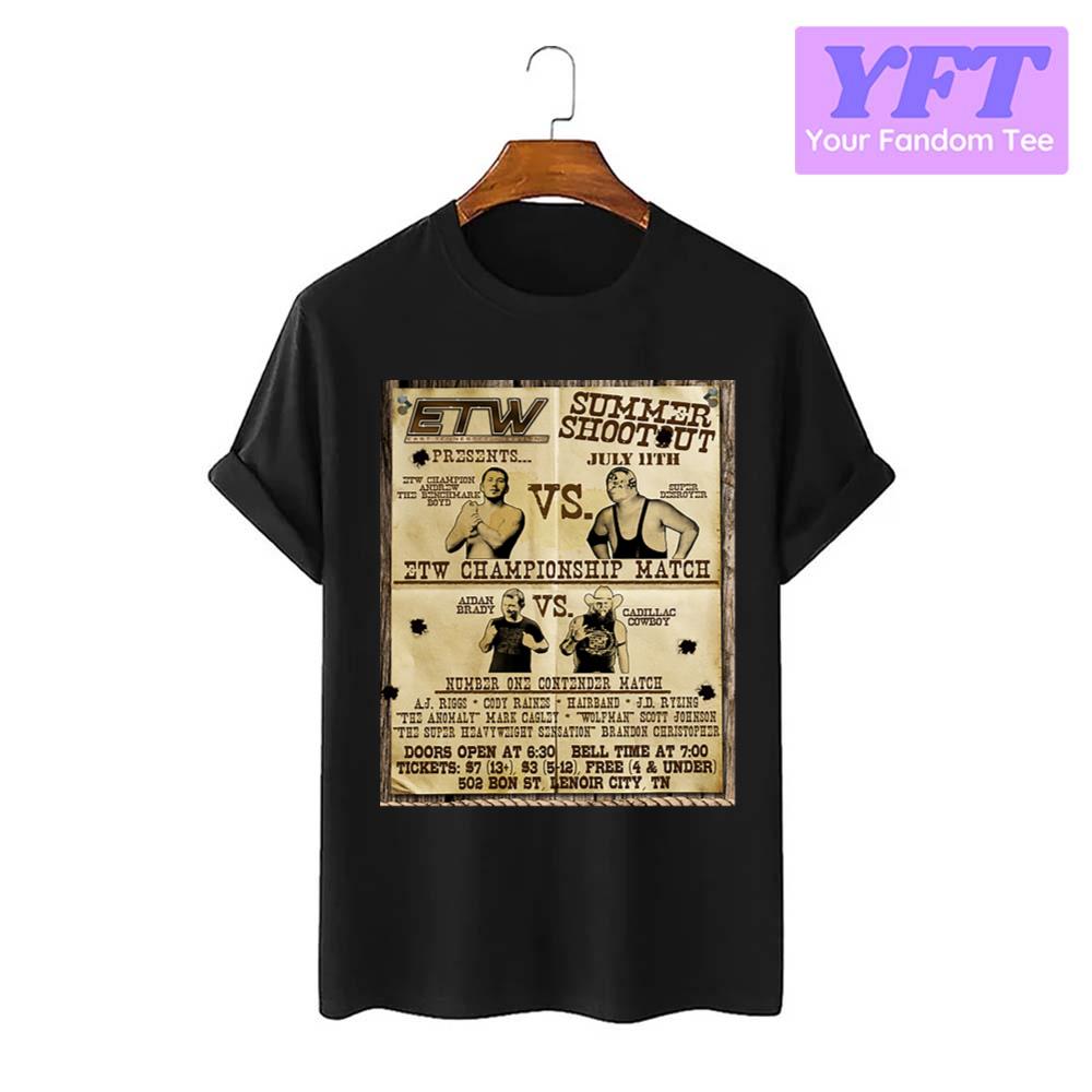 Retro Design 2015 Wrestling Etw Unisex T-Shirt