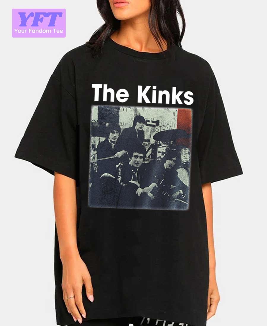 Retro Funny Art Rock Band Members The Kinks Band Unisex T-Shirt