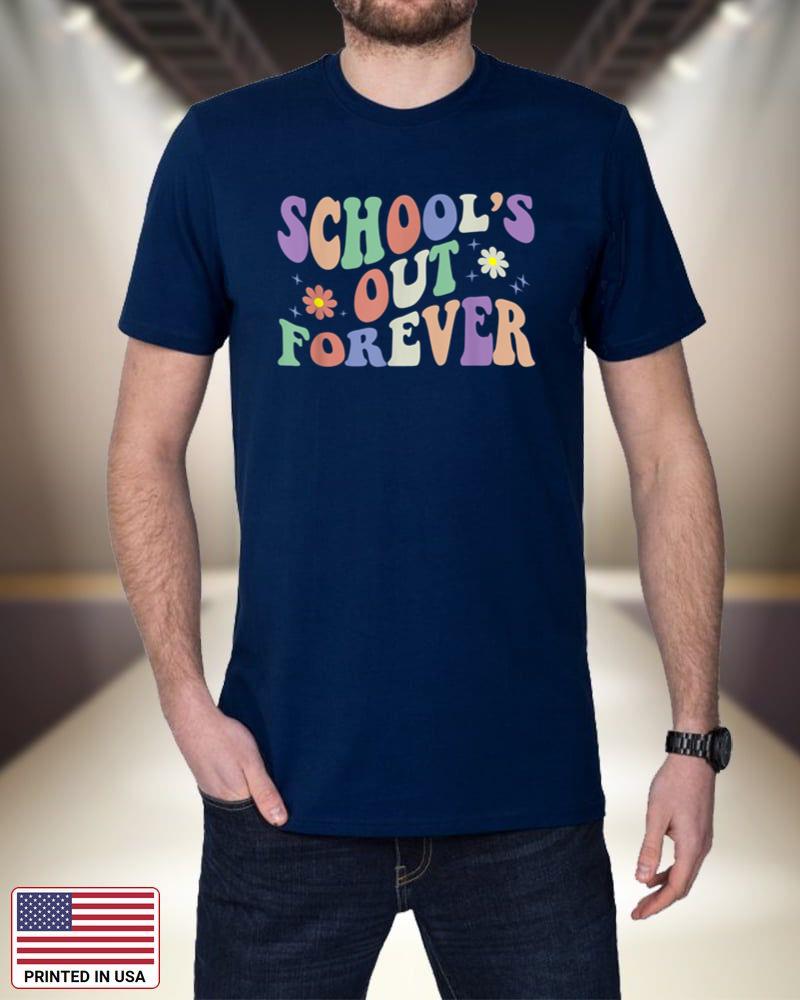 Retro Schools Out Forever Shirt - Teacher Retirement Gift UDPOo