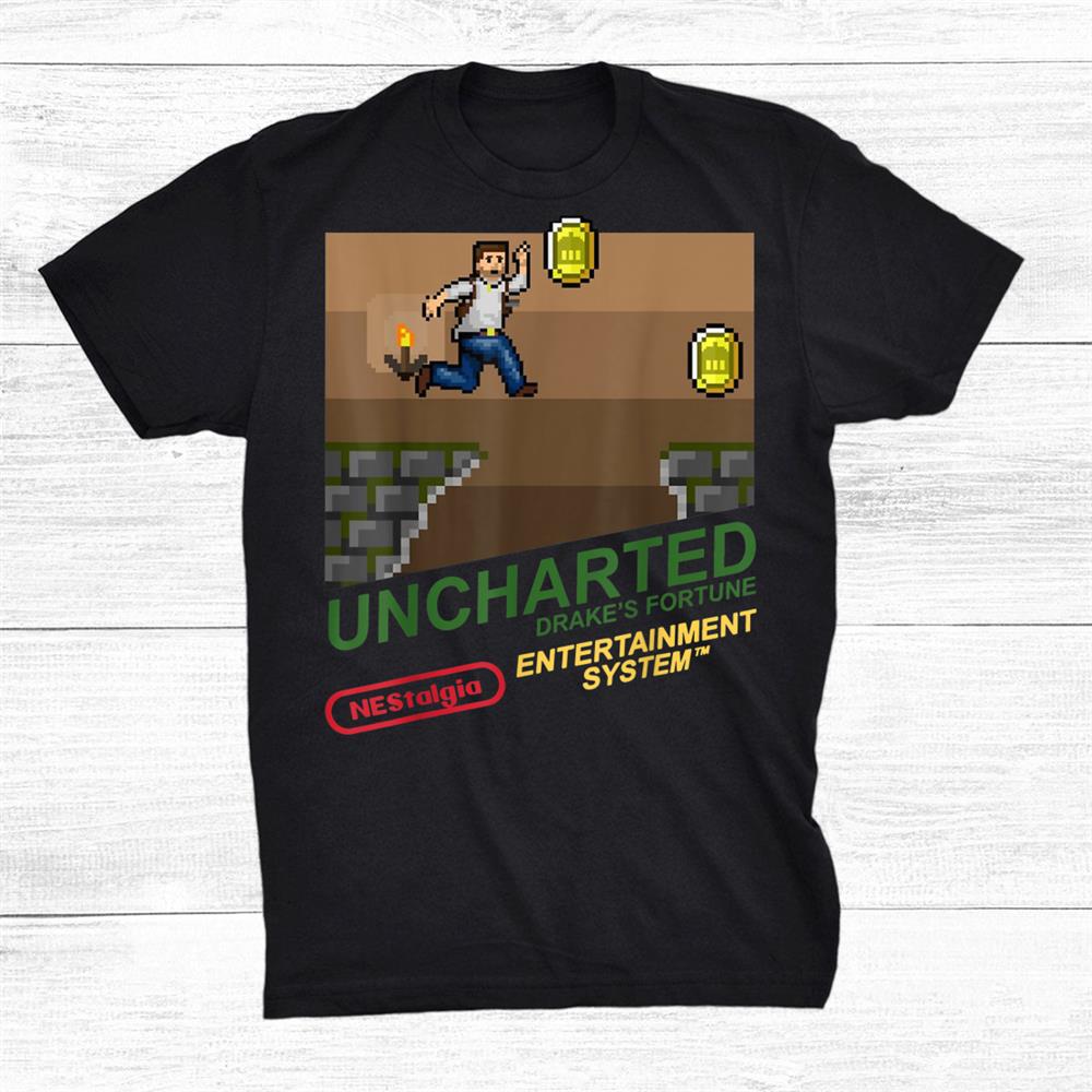 Retro Uncharteds Play Gamers Essential Anime Characters Shirt