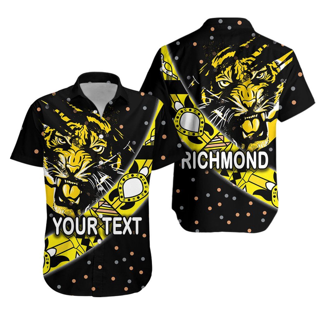 Richmond Hawaiian Shirt Tigers Dotted K8