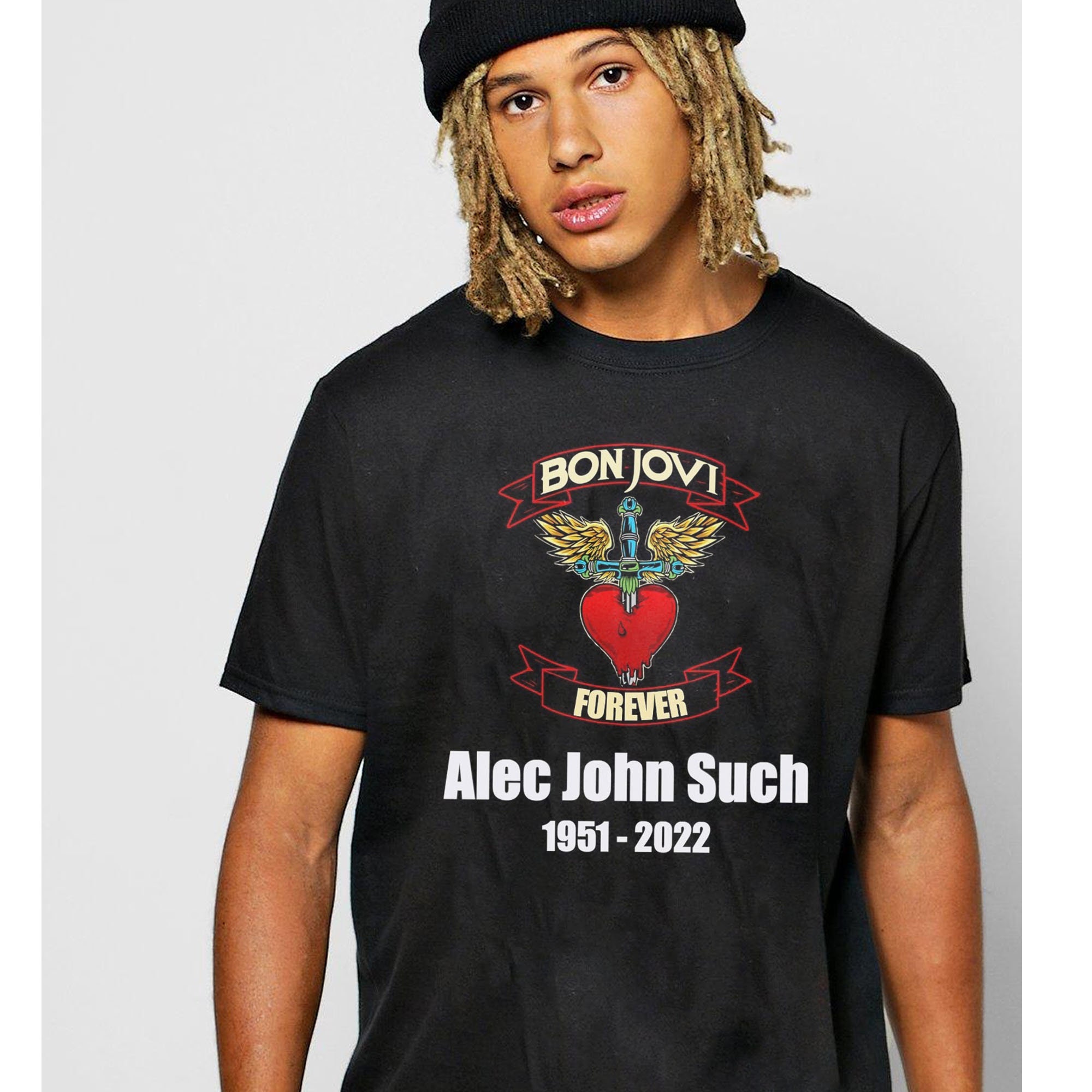 Rip Alec John Such Bon Jovi 1952-2022 Thank You For The Memories Shirt