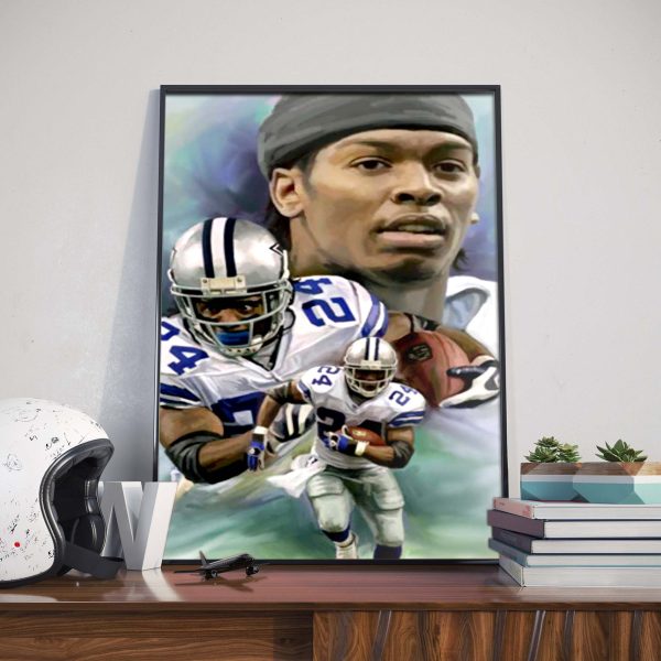 RIP Marion Barber III 1983 2022 38 Years old Thank you for the Memories Dallas Cowboys NFL Home Decor Poster Canvas