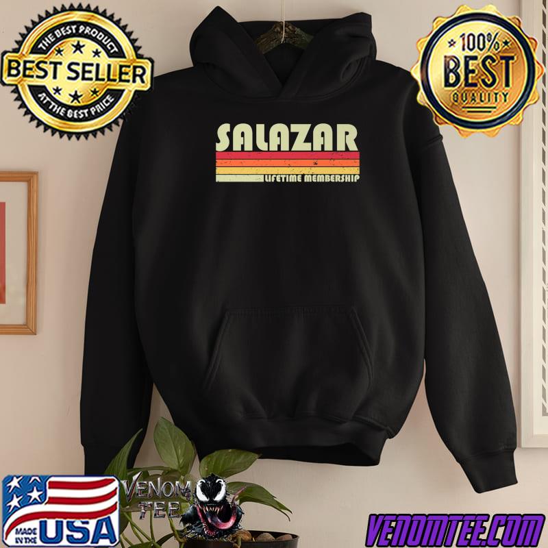 SALAZAR Surname Funny Retro Vintage 80s 90s Birthday Reunion Premium T-Shirt