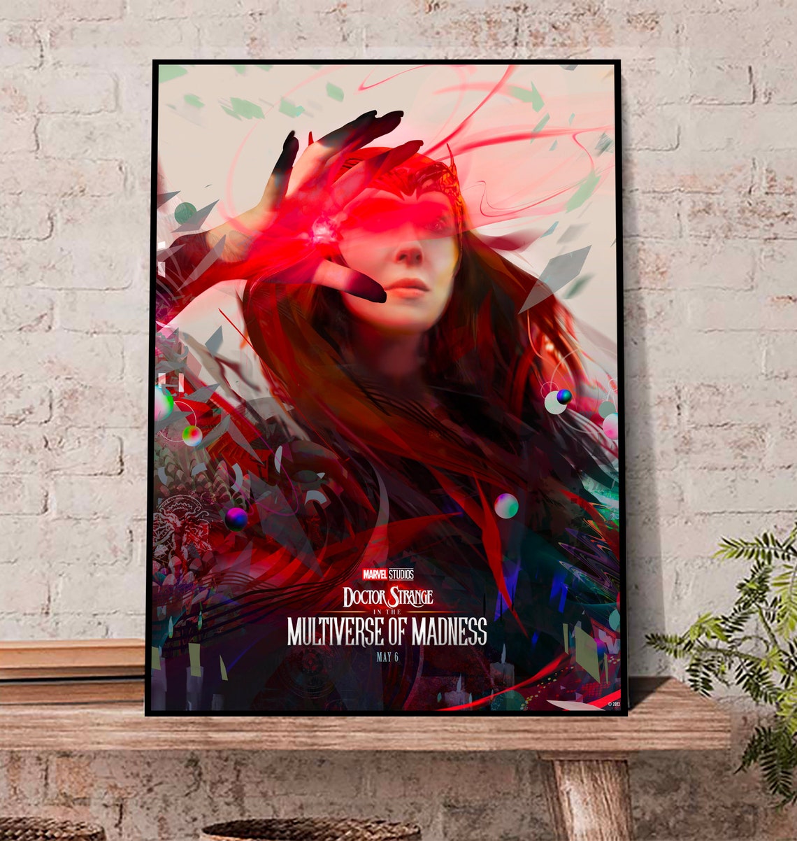 Scarlet Witch Canvas Poster, New scarlet witch Poster, Wanda Poster, Doctor Strange in the Multiverse of Madness 2022 Poster