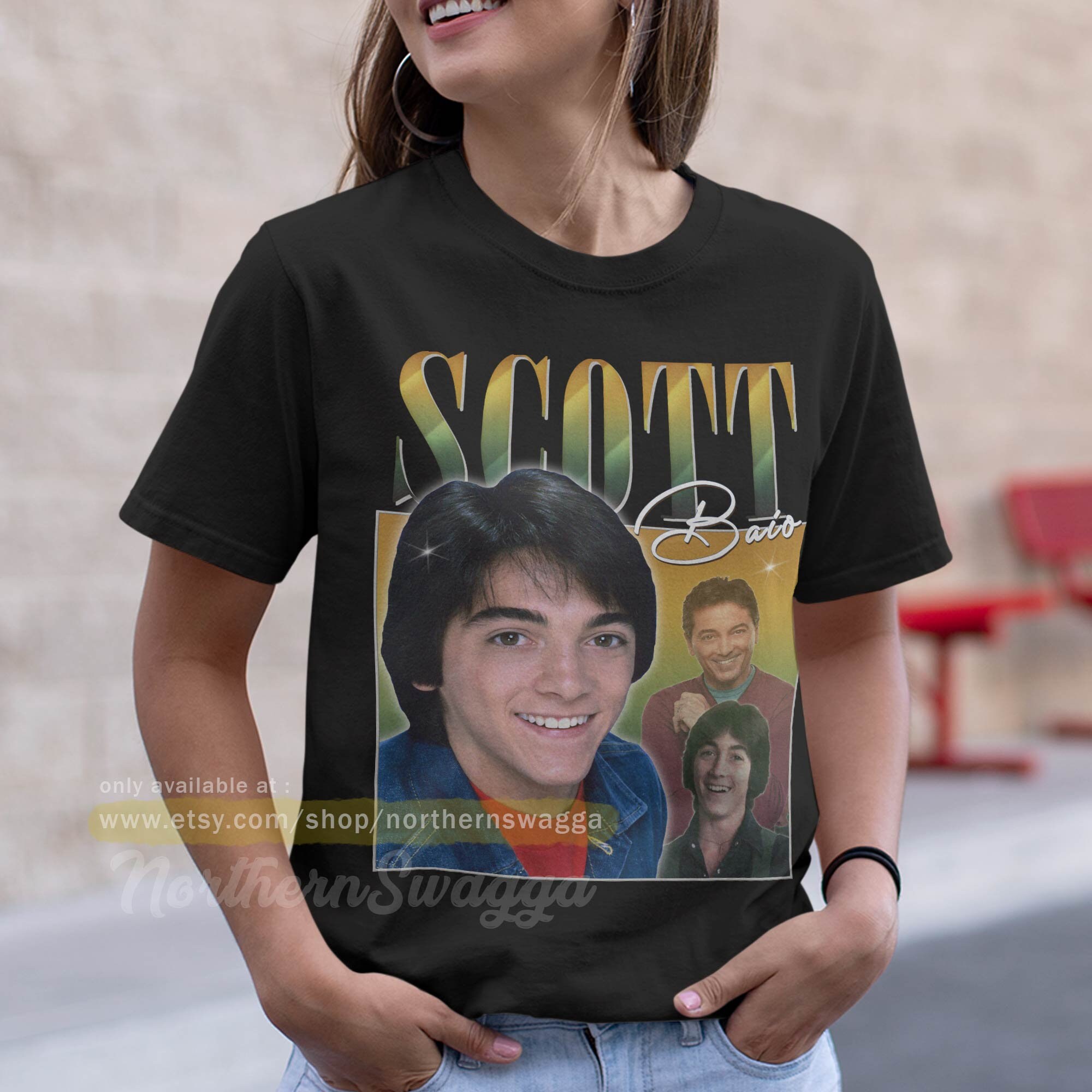 Scott baio shirt design retro style cool fan art t-shirt 90s poster 261 tee