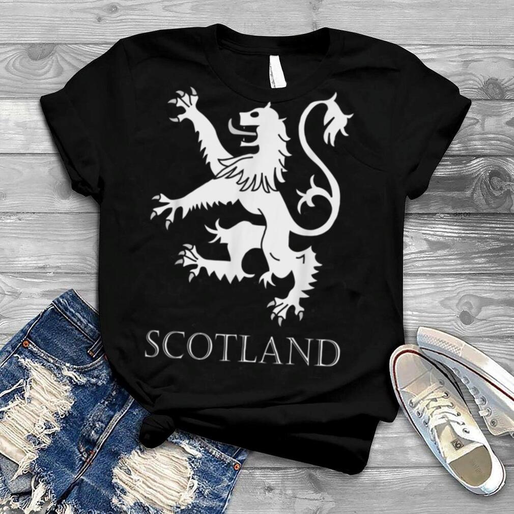 Scottish Lion Rampant T shirt Scotland Coat Arms Gift Rugby