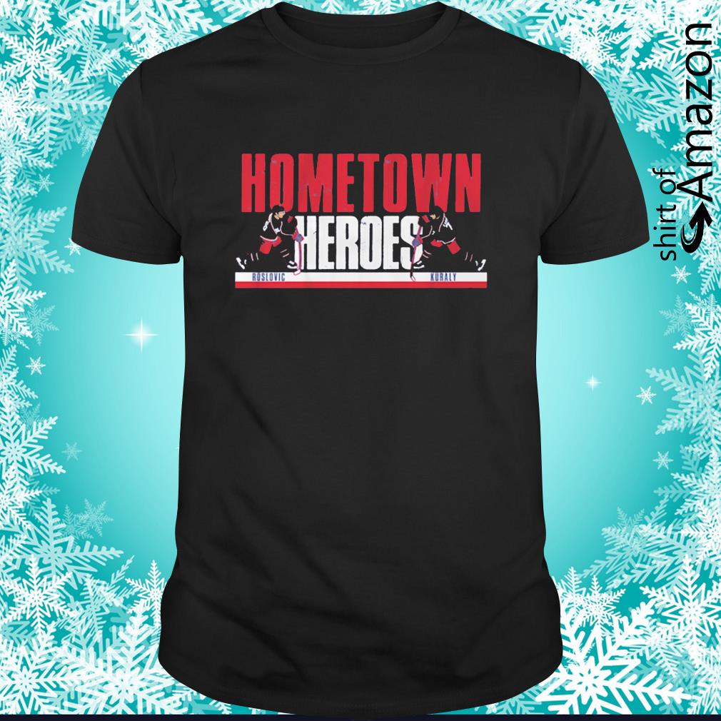 Sean Kuraly and Jack Roslovic Hometown heroes t-shirt