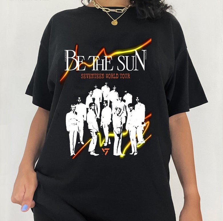 数量は多 Seventeen Be The Sun ツアーTシャツ comunidadaledar.org