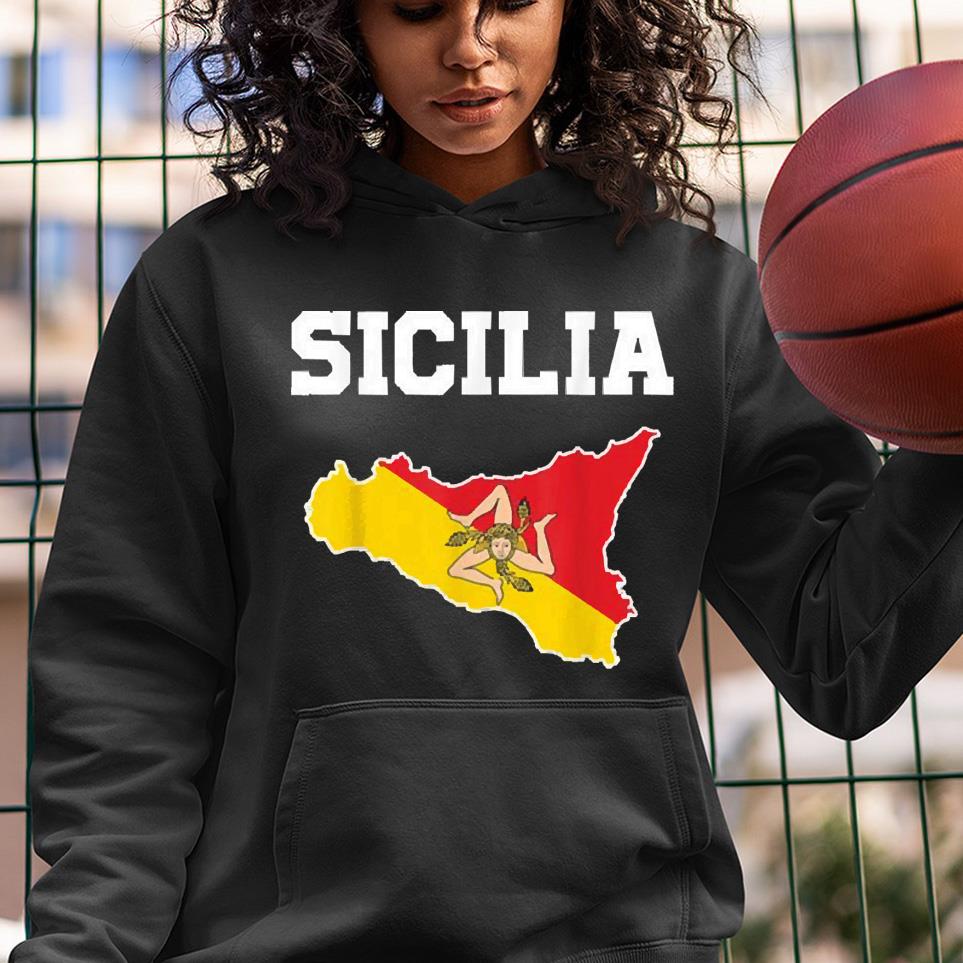 Sicily Map Sicilia Italian Sicilian Shirt