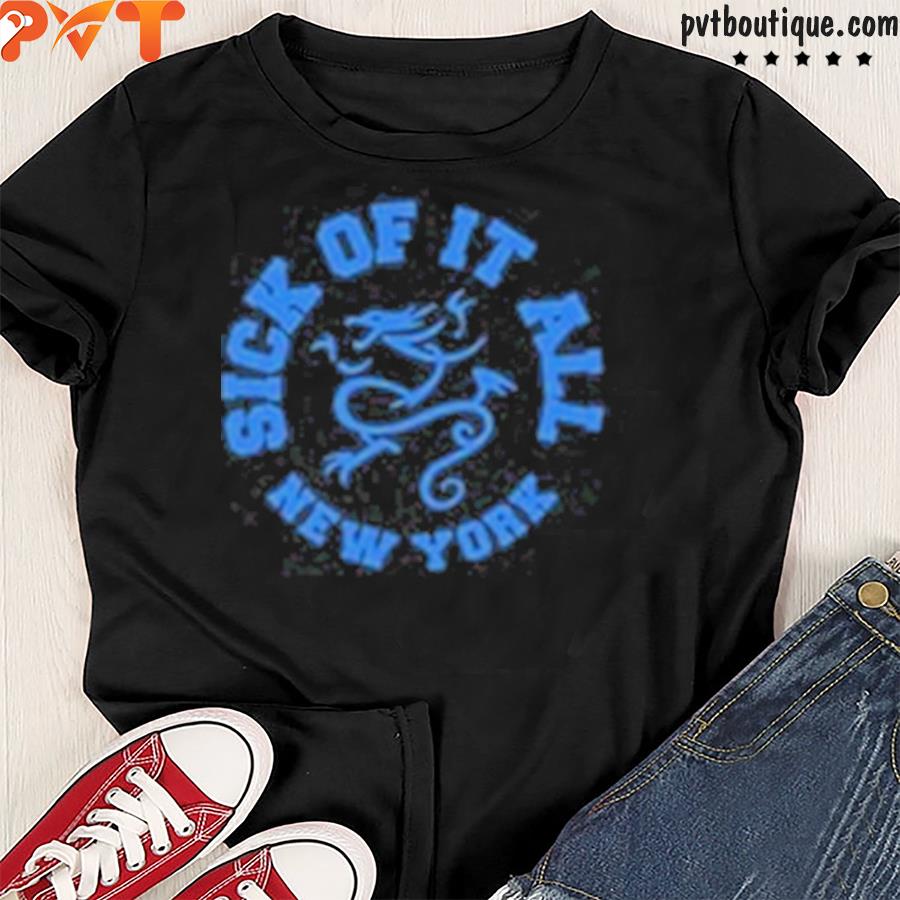 Sick of it all new york arch dragon new shirt