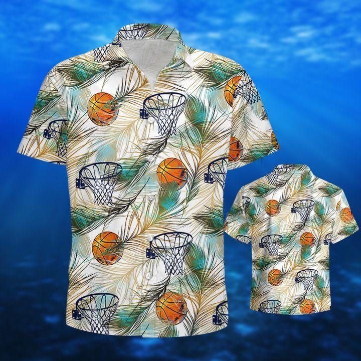 Simple Basketball Unisex Hawaiian Shirts