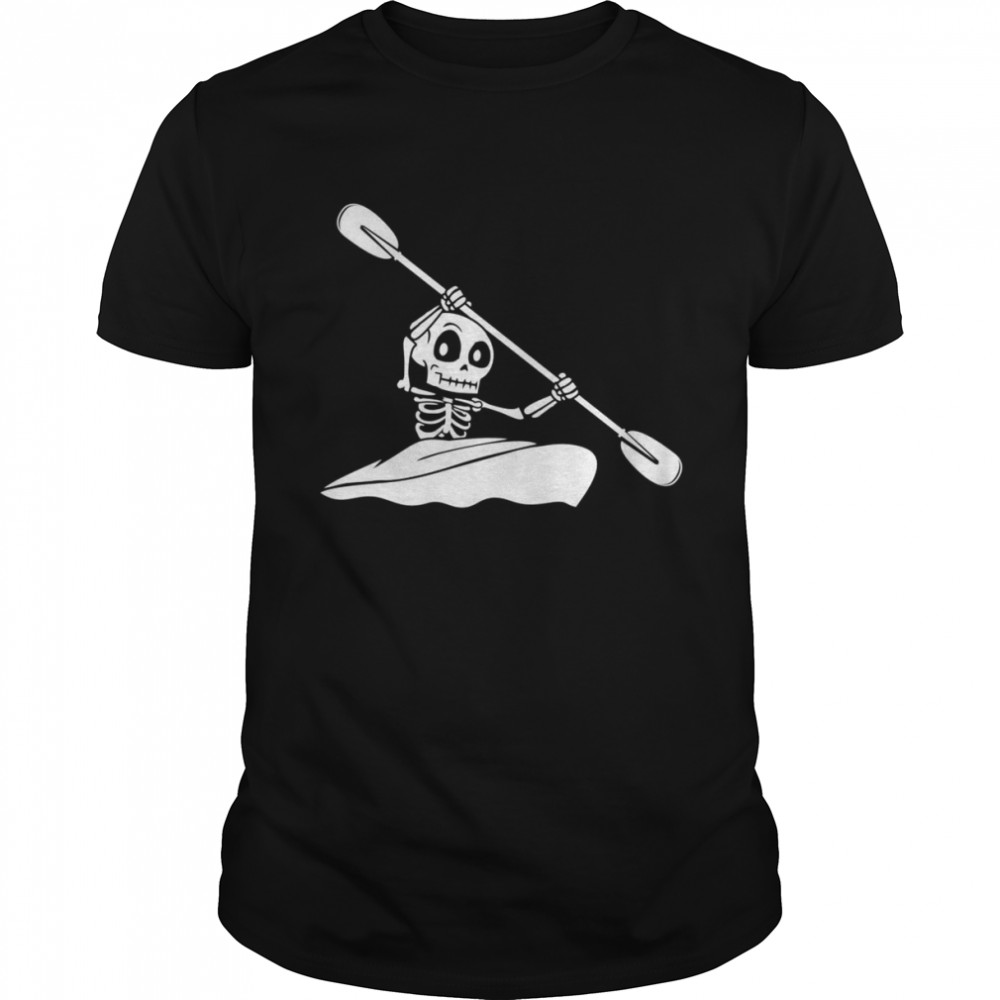 Skeleton Kayaking Kayak Shirt