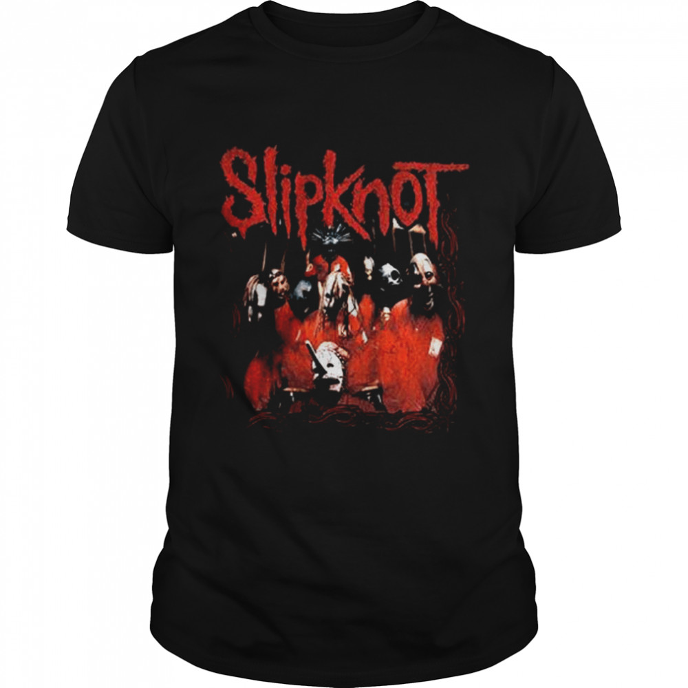 Slipknot Group Shot Corey Taylor Joey Jordison shirt