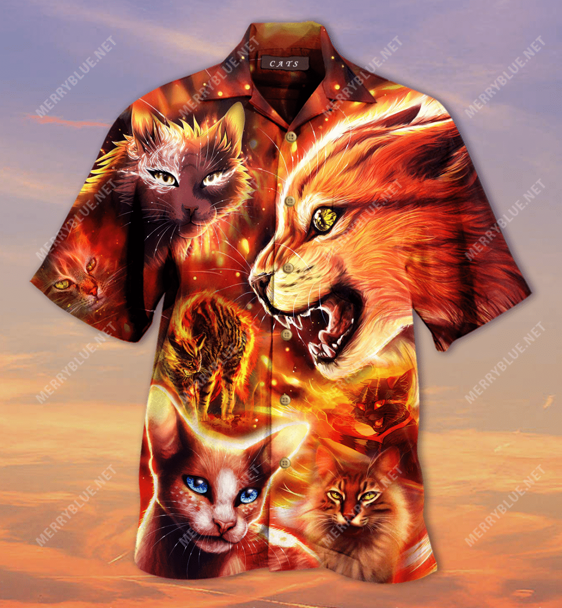 So Cool Warrior Cats Hawaiian Shirt