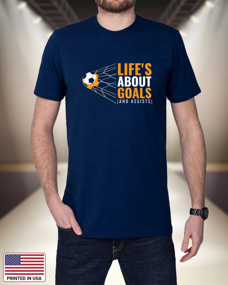 Soccer Shirt for Boys  'Life's About Goals'  Boys Soccer JgFzd