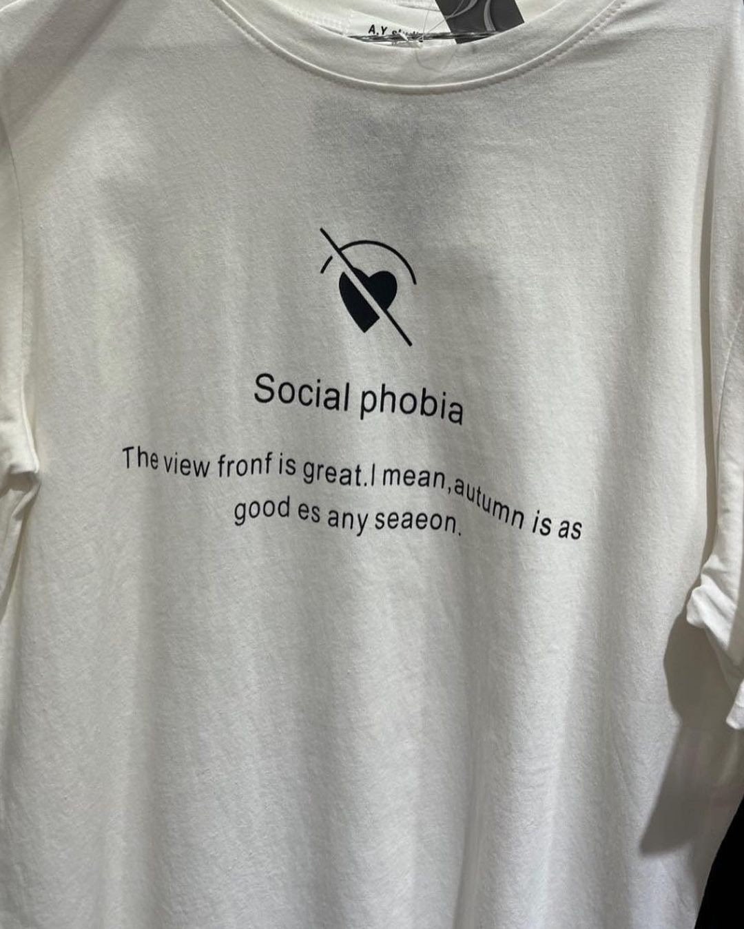 Social Phobia Anxiety Shirt