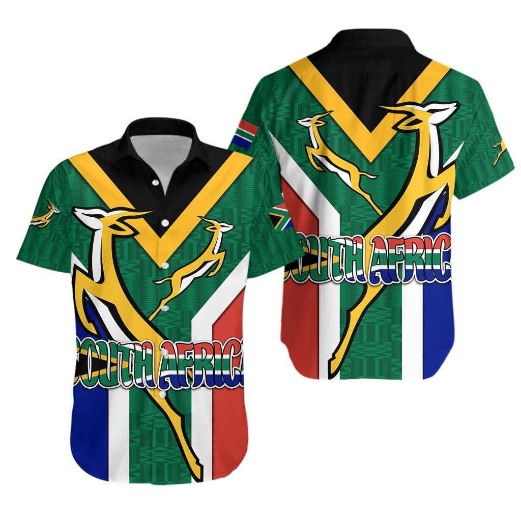South Africa Hawaiian Shirt Springboks Rugby Be Proud K8