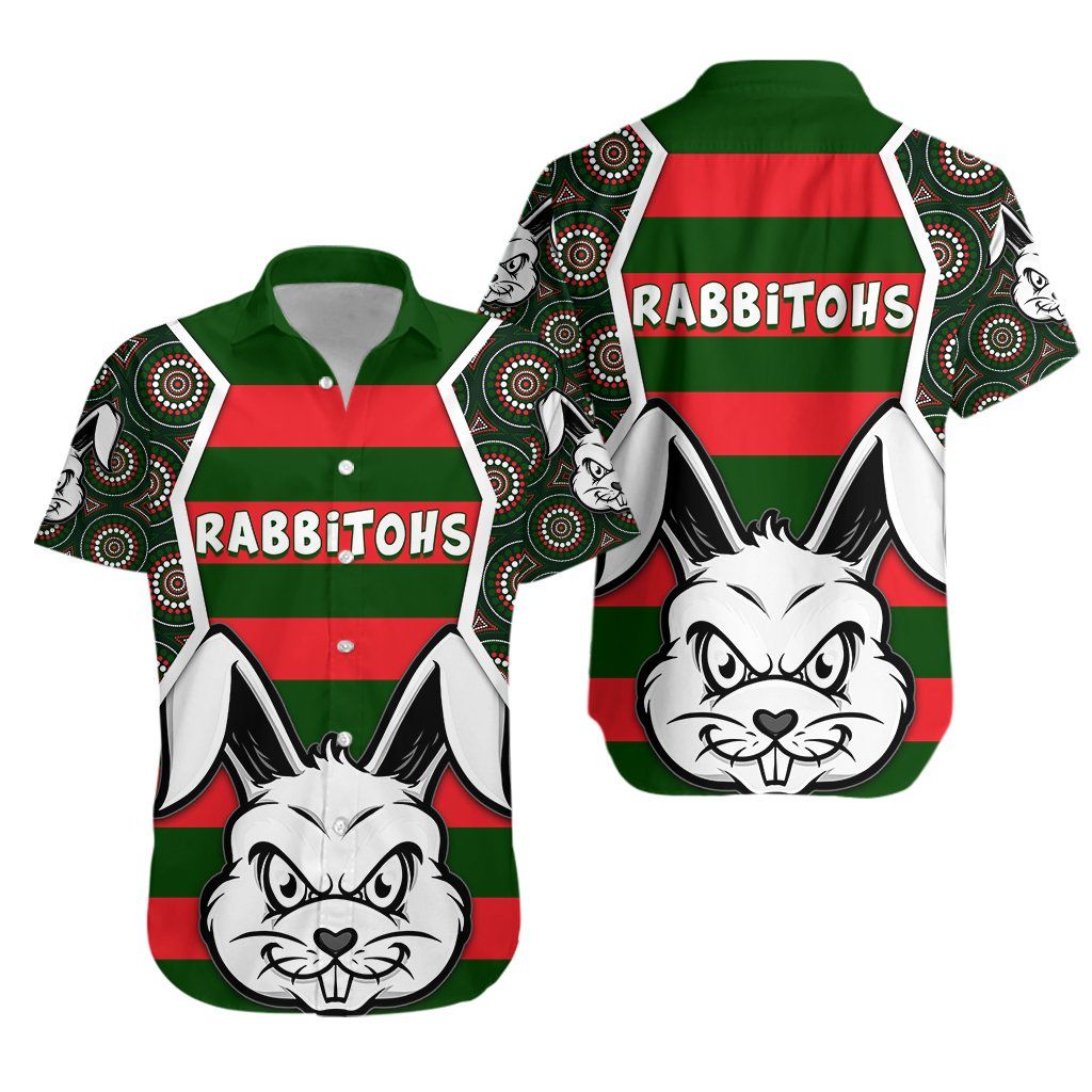 South Sydney Rabbitohs Indigenous Hawaiian Shirt Th5