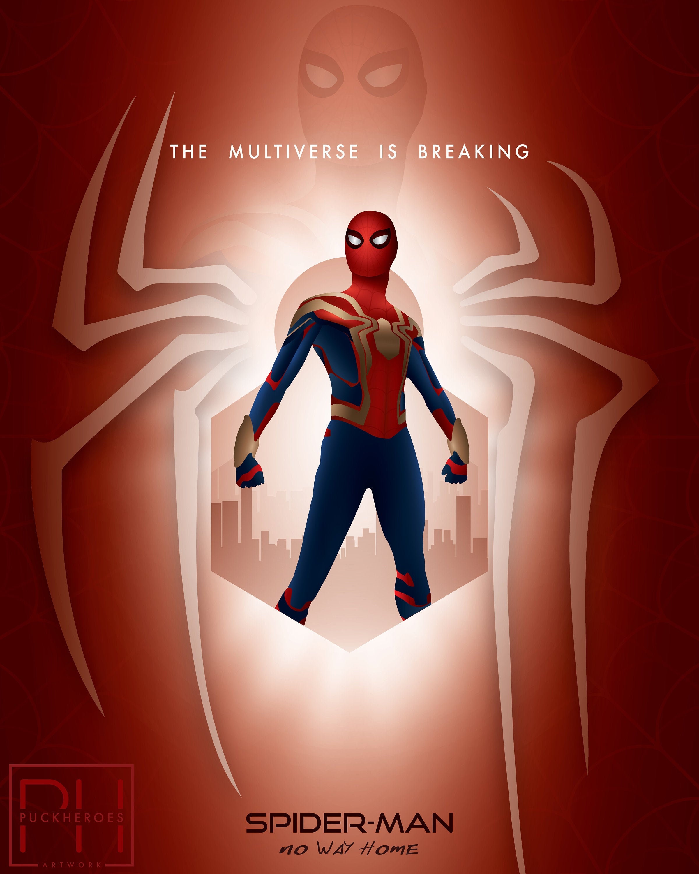 Spider-Man No Way Home - Minimalist Poster Design - 8x10 Print