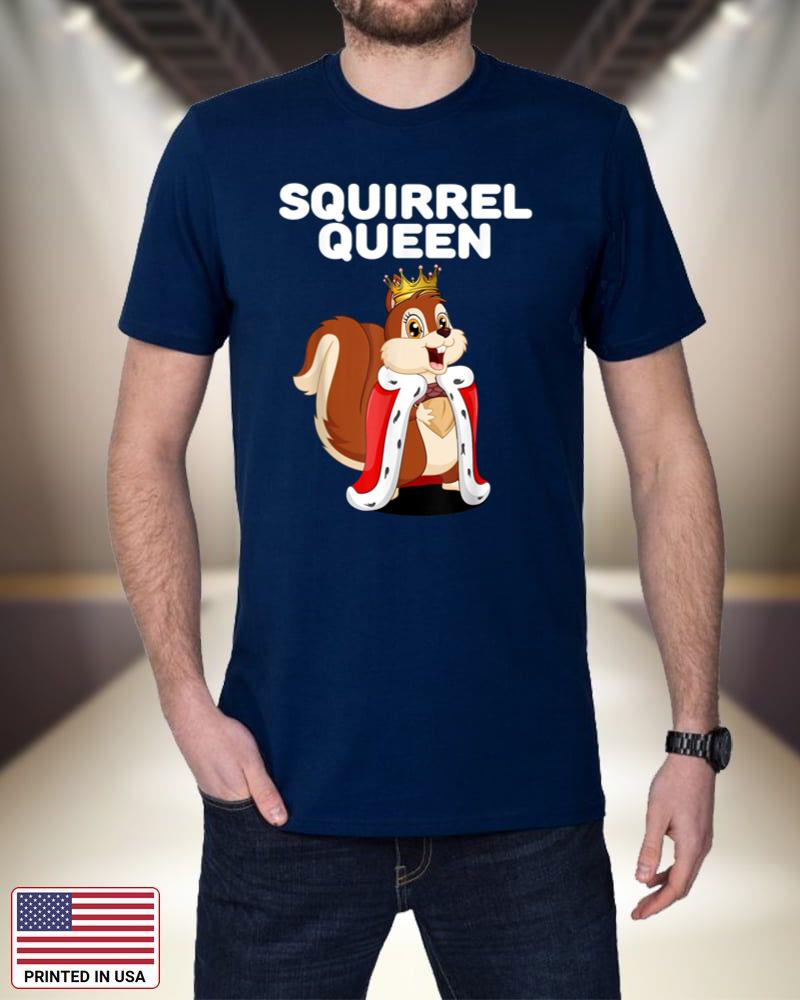 Squirrel Queen  Girls Squirrel Tshirt  Womens Squirrel ScFs3