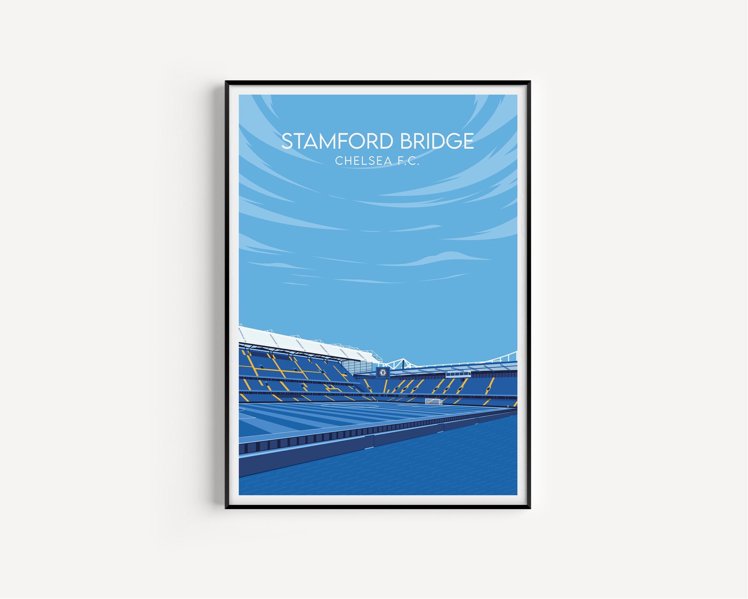 Stamford Bridge Chelsea F.C. Stadium No Framed Poster