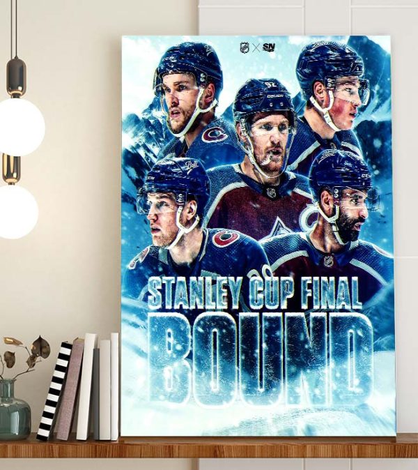 Stanley Cup Final Bound Colorado Avalanche Wall Decor Poster Canvas