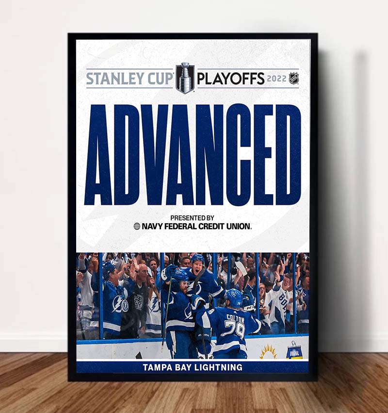 Stanley Cup Playoffs NHL Advanced Bassic Poster Canvas