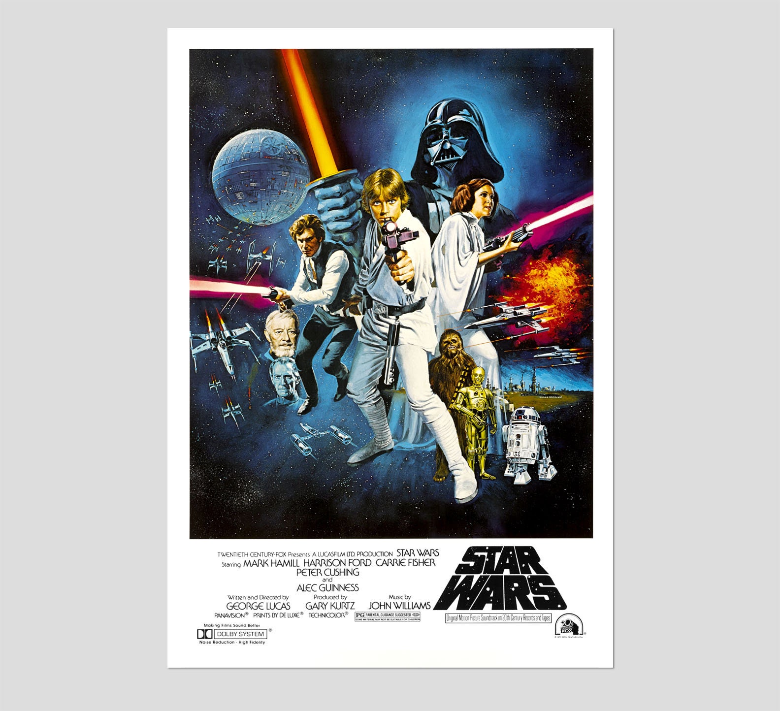 Star Wars Movie Poster Wall Poster, Wall Décor, Gift Idea, House Warming Gifts