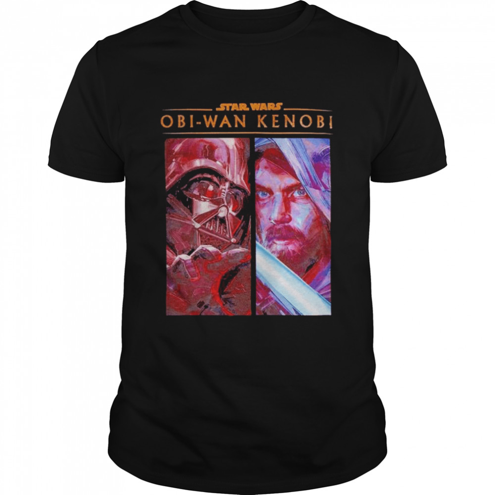 Star Wars Obi-Wan Kenobi Split Portrait shirt