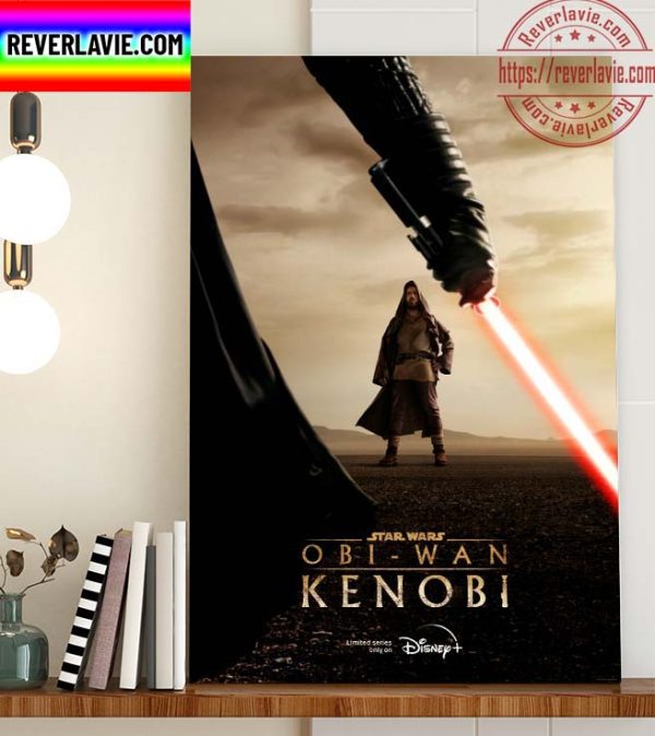 Star Wars Obi Wan Kenobi x Darth Vader Lightsaber Home Decor Poster Canvas