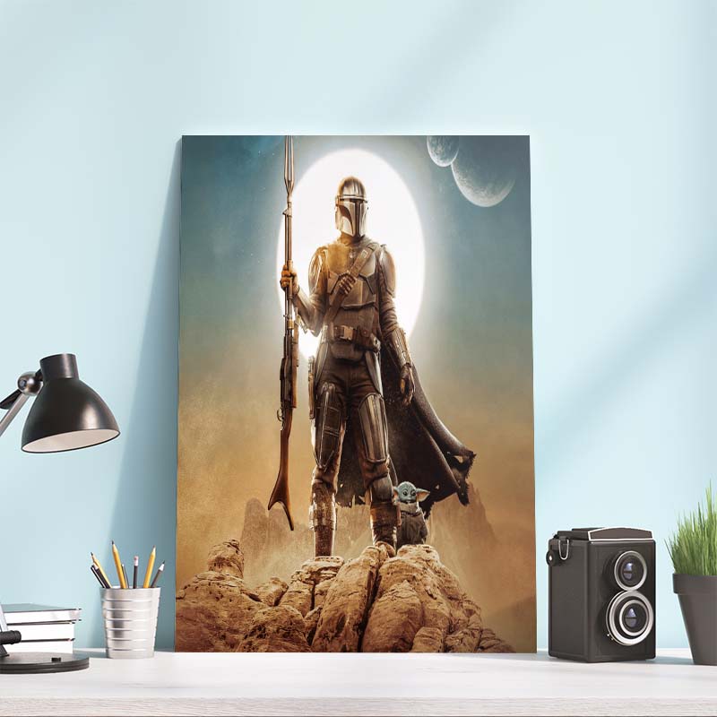 Star Wars The Mandalorian Season 4 Coming Soon Home Decor Poster Canvas