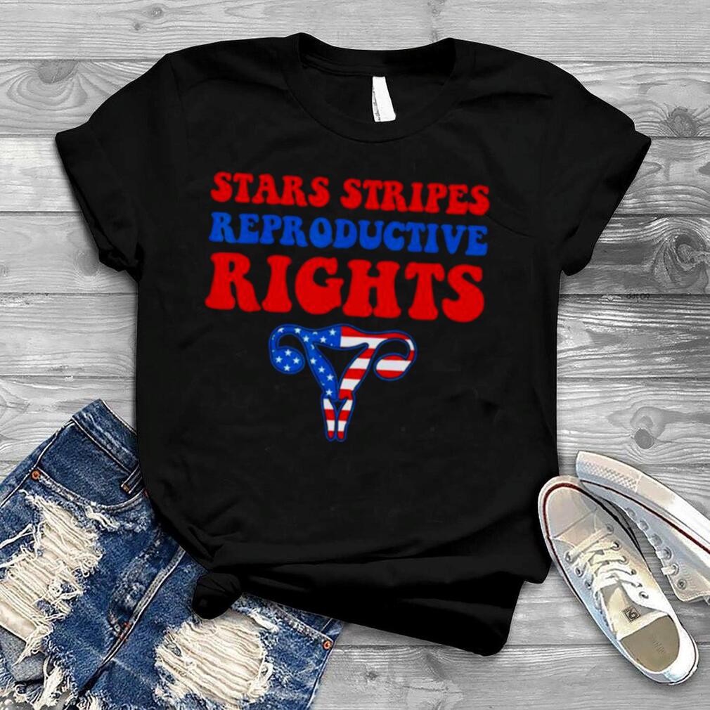 Stars Stripes & Reproductive Rights Uterus 4th Of July T Shirt