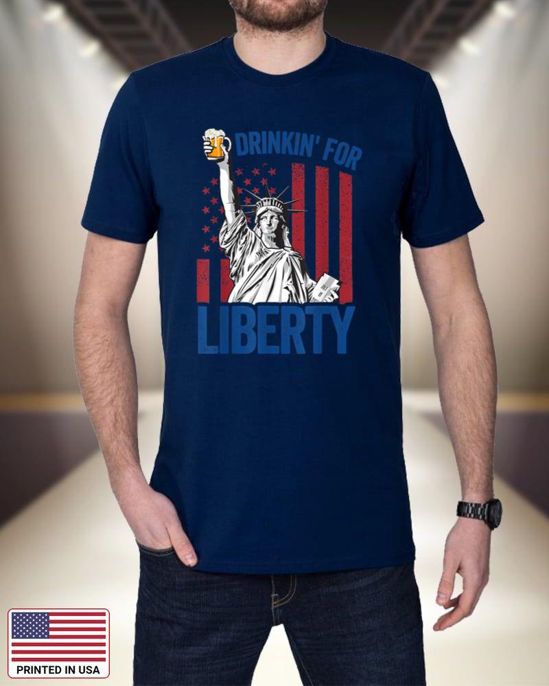 Statue of Liberty 4th Of July Shirt Men Women American Flag N5kFh