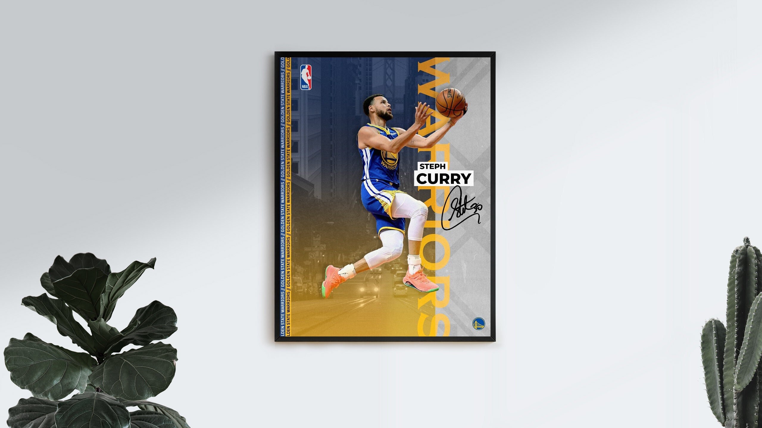 Stephen Curry  30  Chef Curry  Golden State Warriors  Sports  Gift  Print  Wall Art  Basketball  NBA  Poster  INSTANT DOWNLOAD