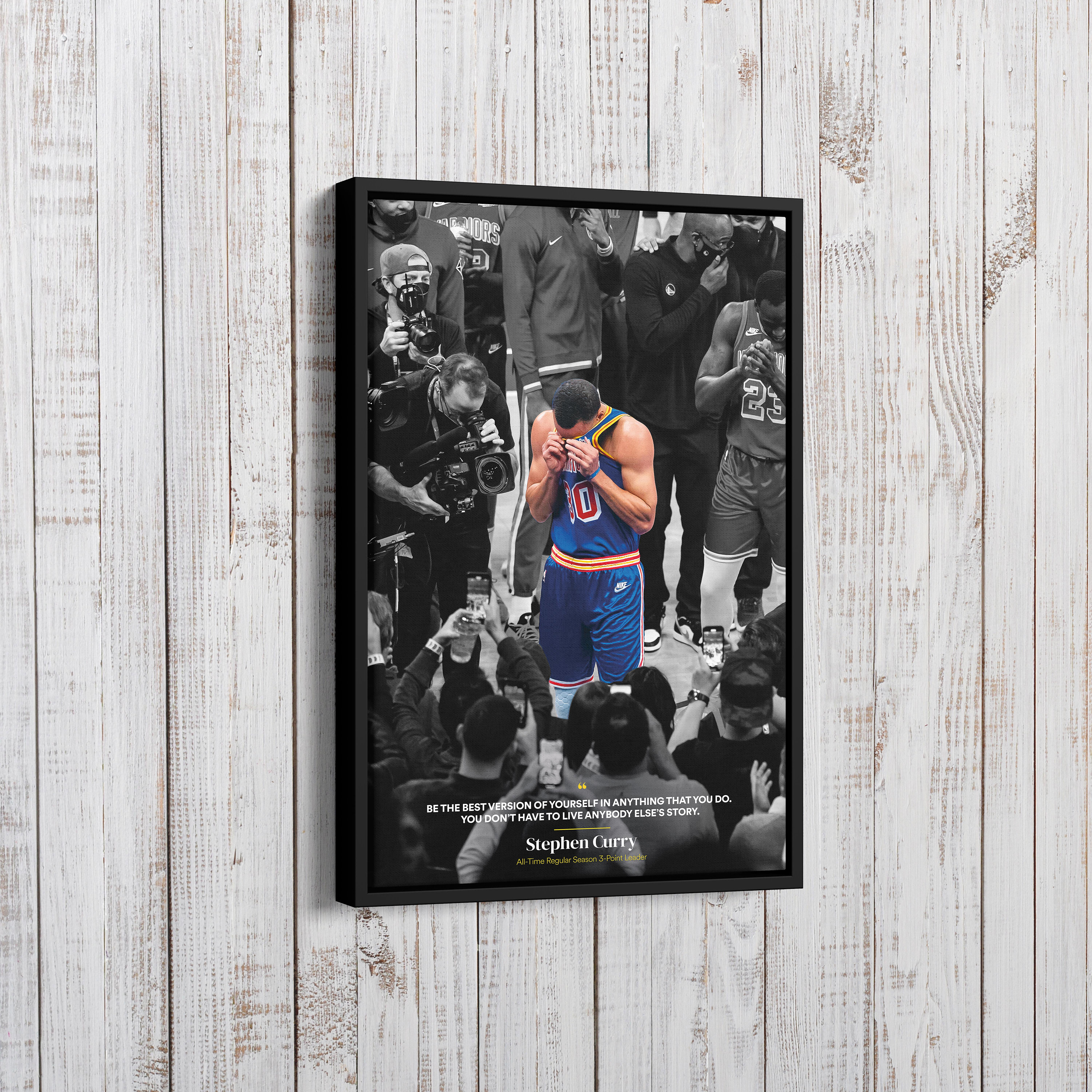Stephen Curry Game 3 Point Leader, Golden State Warriors Basketball Canvas, Stephen Curry Quote Art, Inspirational Quotes, Basketball Canvas