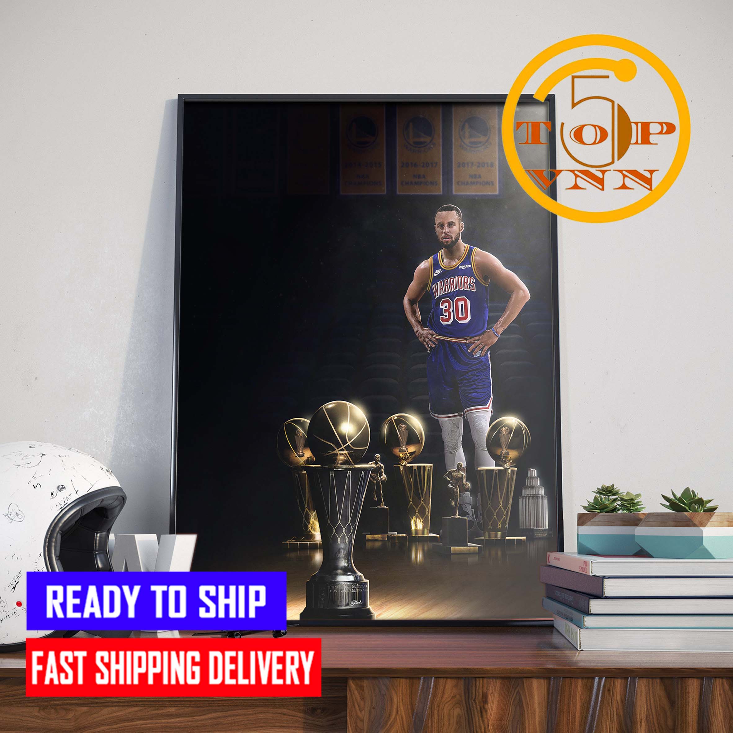 Stephen Curry Western Conference Finals MVP Poster Canvas Home Decoration