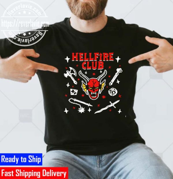 Stranger Things 4 Hellfire Club Icon Collage Unisex T-Shirt