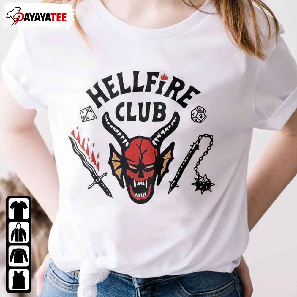 Stranger Things 4 Hellfire Club Shirt Vecna 1986