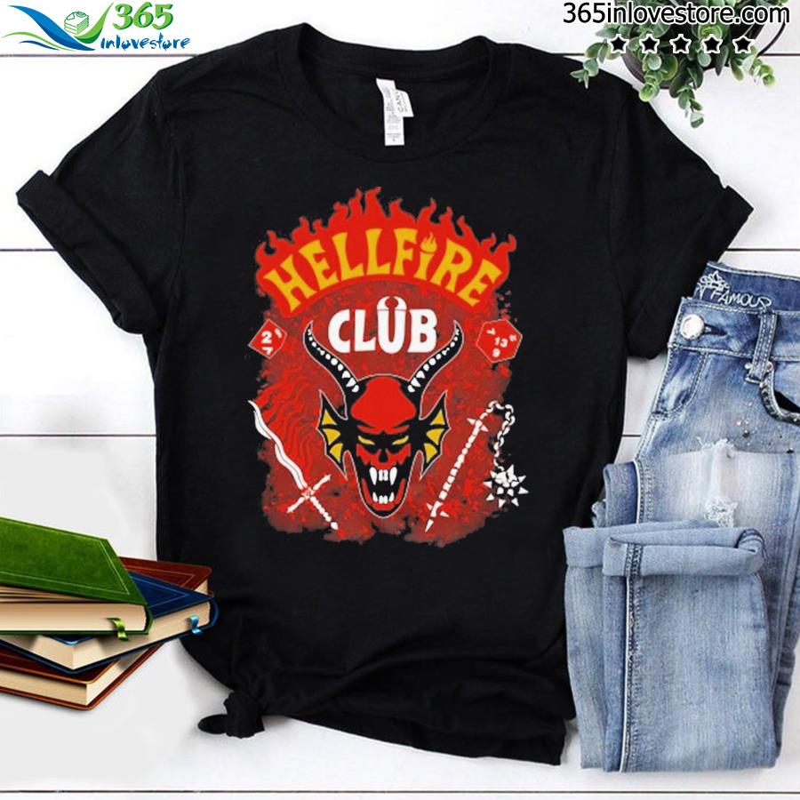 Stranger things 4 hellfire club shirt