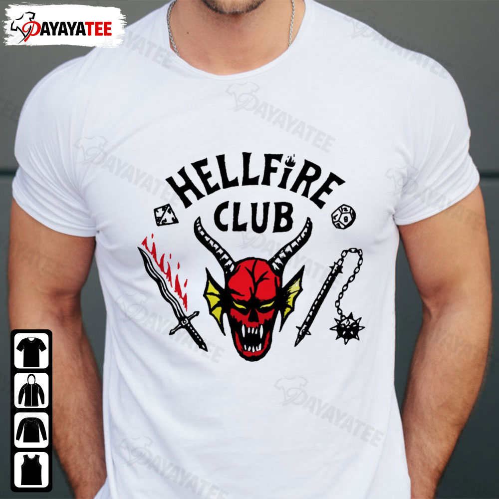 Stranger Things 4 Shirt Hellfire Club Baseball