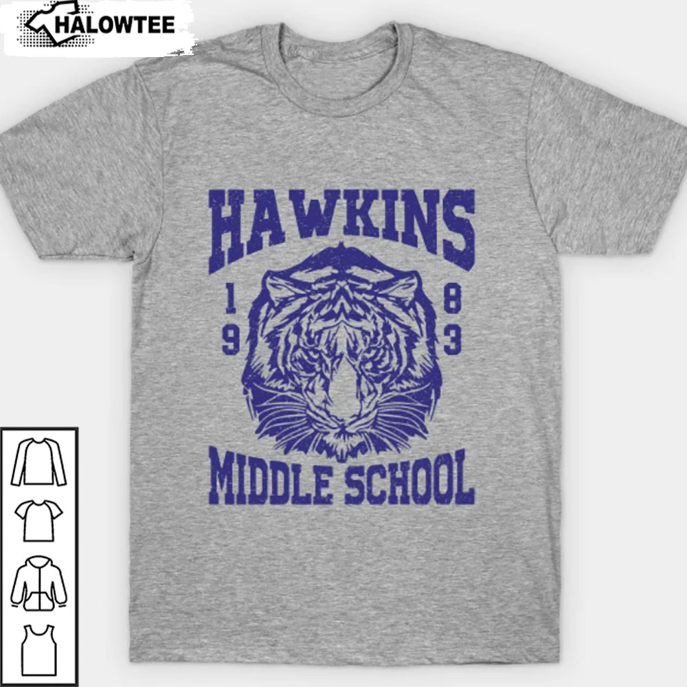 Stranger Things Hawkins Middle School Hawkins Tshirt Stranger Things 2022 Shirt