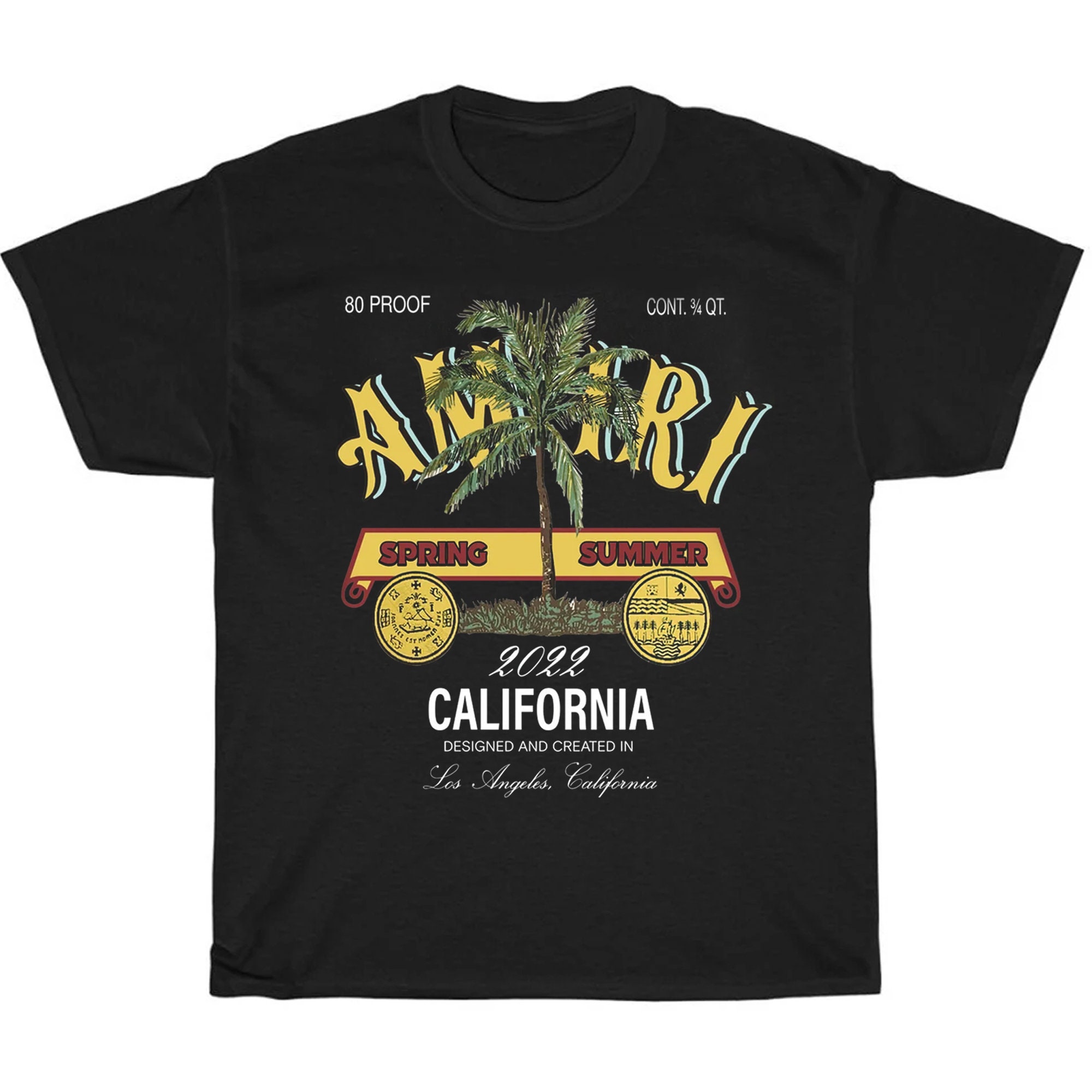 Summer 2022 California Amiri Unisex T-Shirt