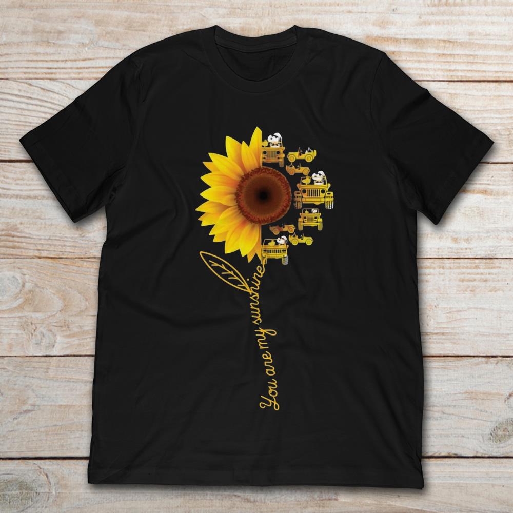 Sunflower You Are My Sunshine Dog Jeep